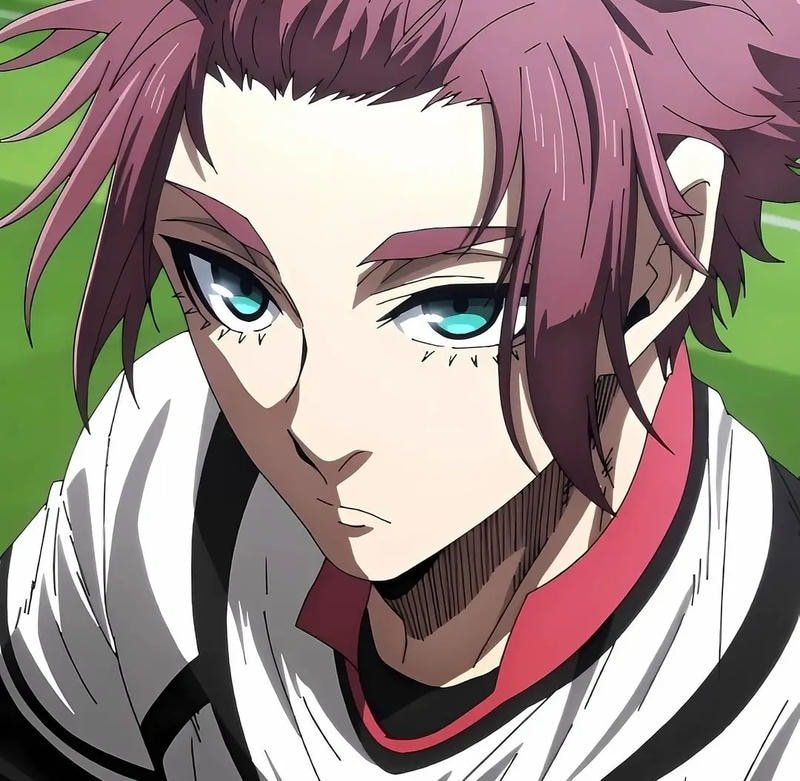 Ảnh anime Blue Lock manga với nét vẽ trắng đen