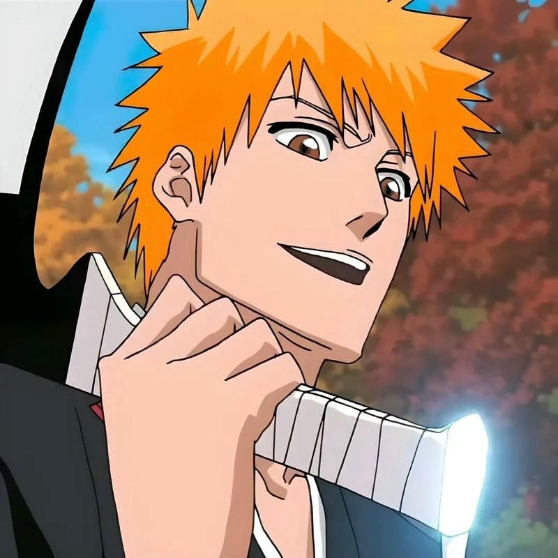 Ảnh nhân vật Ichigo tạo ấn tượng với ánh nhìn sắc bén
