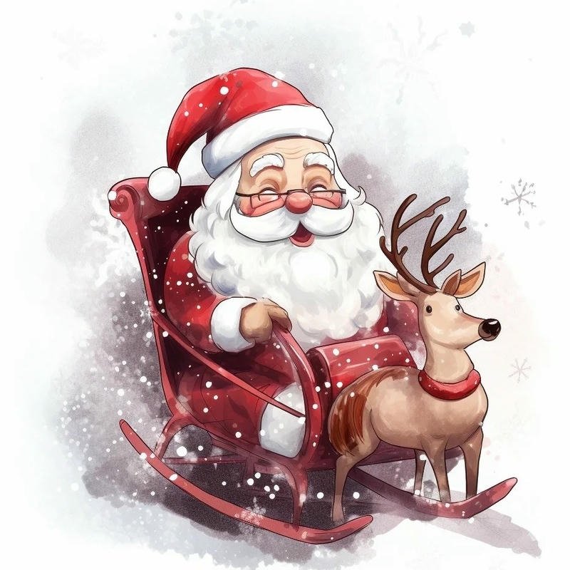 Ảnh ông già Noel tạo cảm hứng với hình ảnh thân thiện