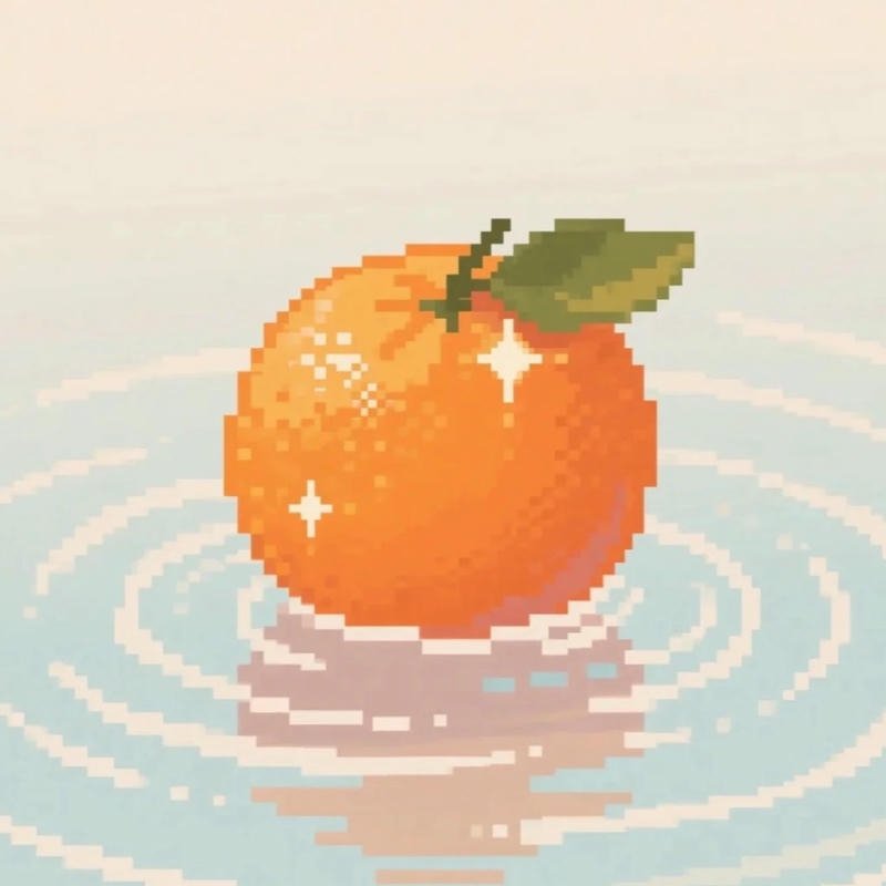 Ảnh quả cam dễ thương mang nét ngộ nghĩnh cuốn hút