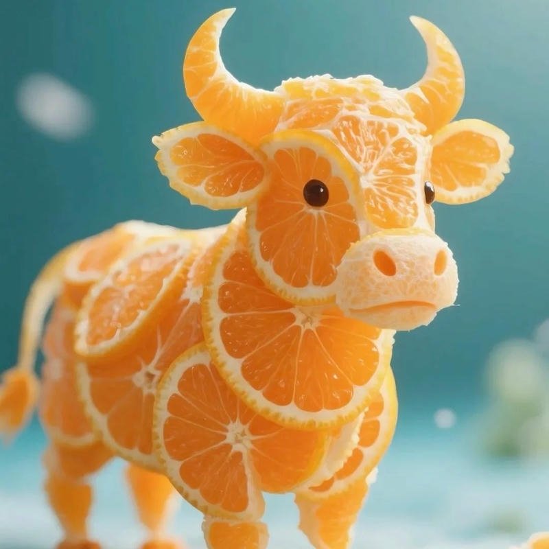 Ảnh quả cam dễ thương tạo cảm giác vui tươi nhẹ nhàng