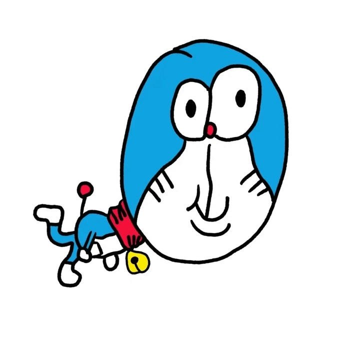 Avatar Doremon hài có đôi mắt to tròn trông thật ngớ ngẩn