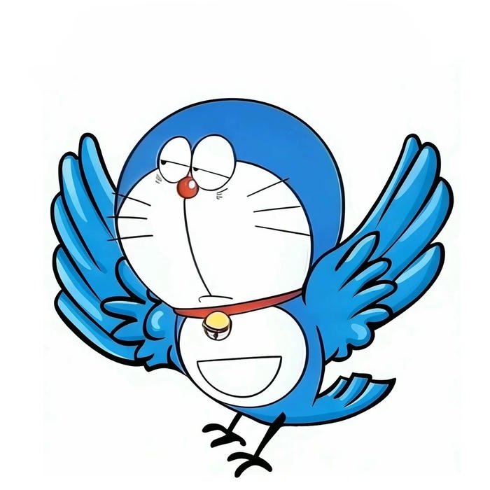 Avatar Doremon hài trong hình dáng con chim nhỏ vô cùng ngộ nghĩnh