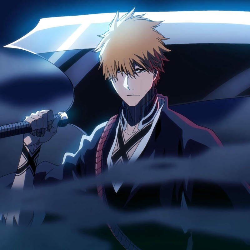 Avatar Ichigo biểu cảm tự tin với ánh mắt sắc bén