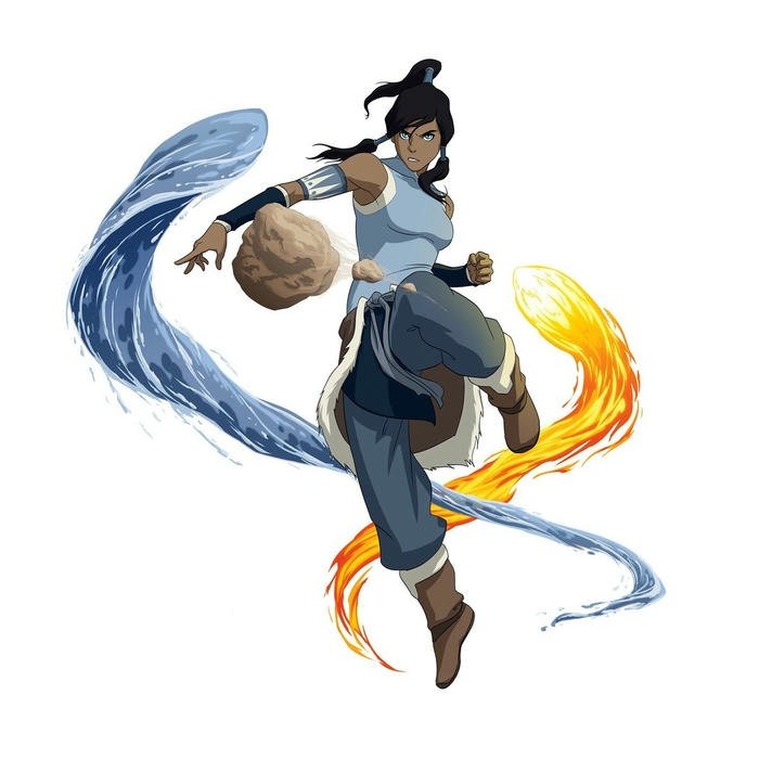 Avatar Korra kết hợp ngự hỏa và ngự thủy cực kỳ mạnh mẽ