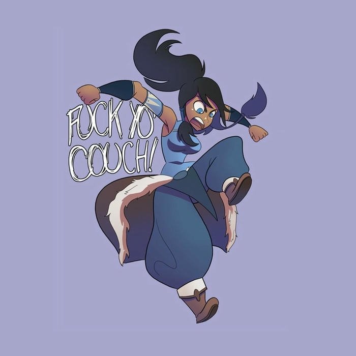 Avatar Korra tung cú đá mạnh mẽ trong trang phục truyền thống