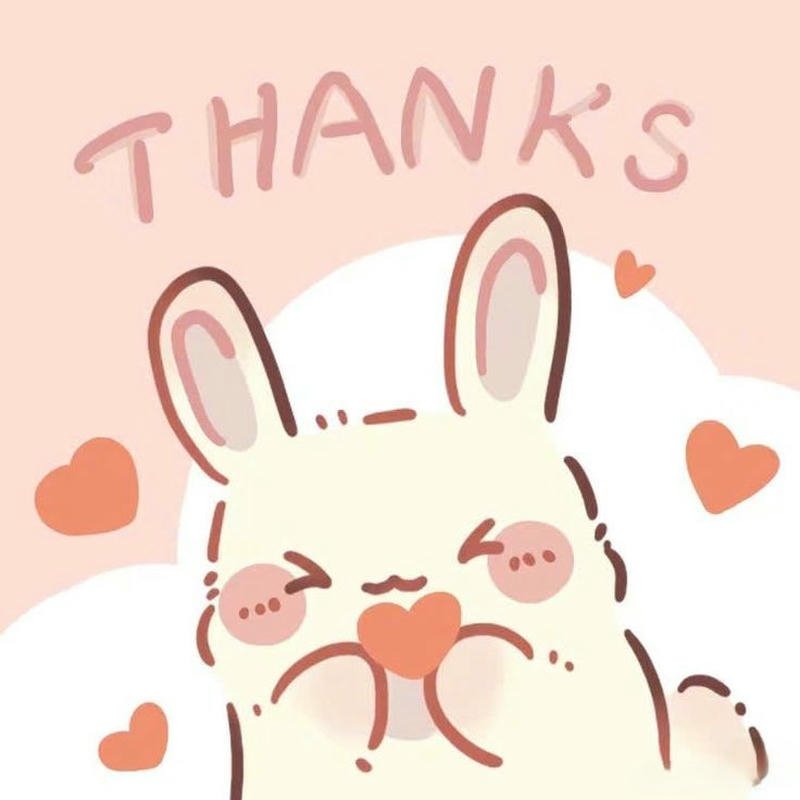 Avatar cảm ơn mang màu sắc hài hòa tạo cảm giác dễ chịu