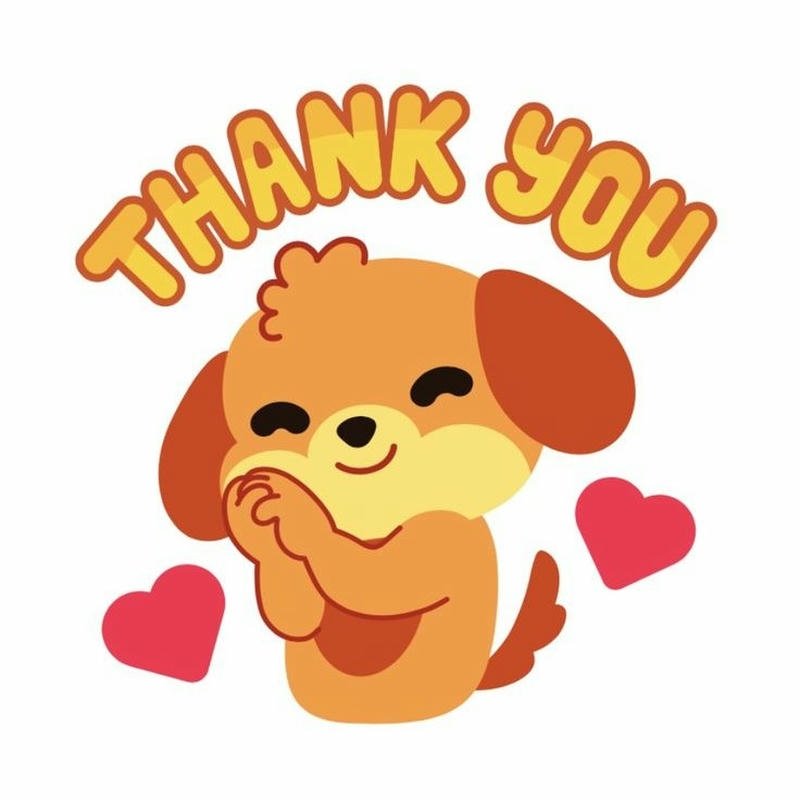 Avatar cảm ơn thể hiện thông điệp rõ ràng và dễ hiểu