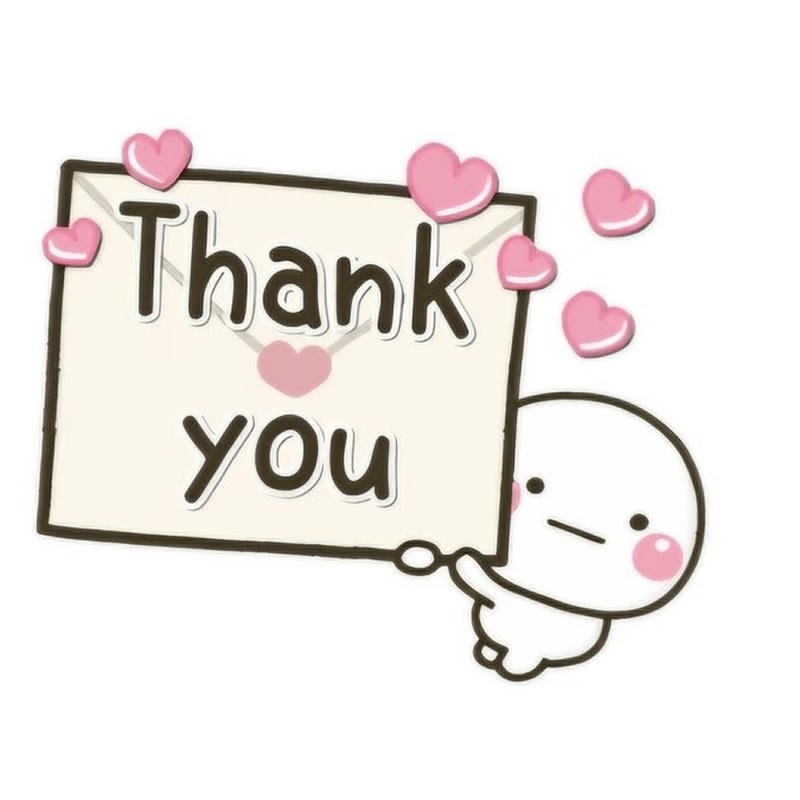 Avatar cảm ơn thiết kế linh hoạt phù hợp nhiều nền tảng