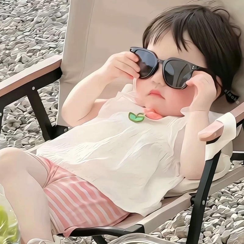 Avatar em bé hài phong thái vui vẻ mang nét đáng yêu