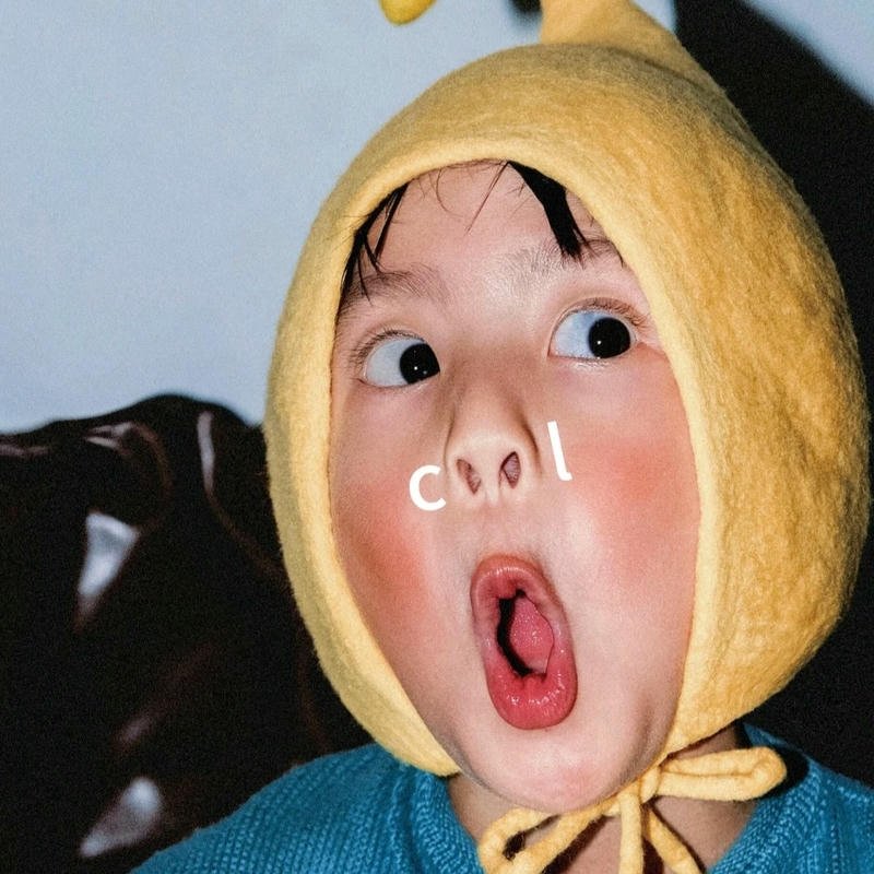 Avatar em bé hài tạo hình dễ thương với biểu cảm hài hước