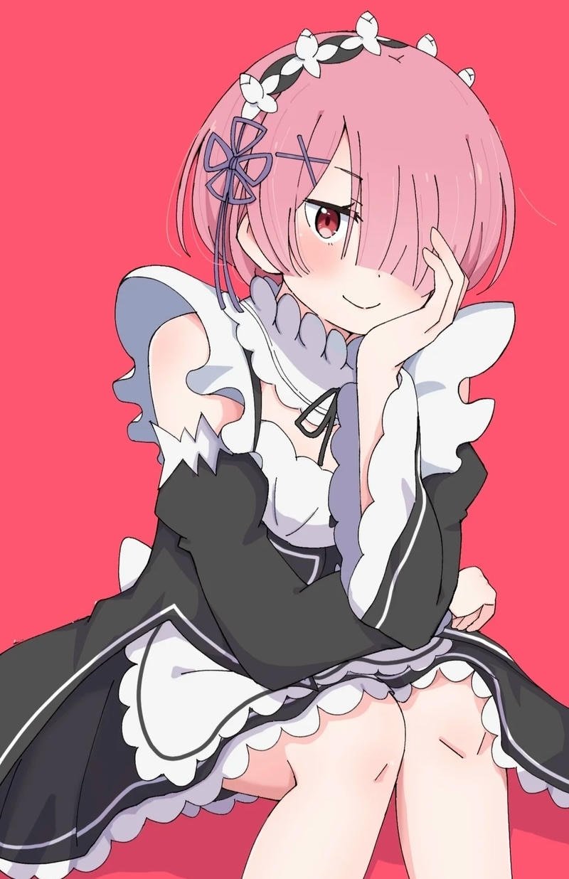 Avatar hình đại diện cực xinh ảnh Rem hầu gái