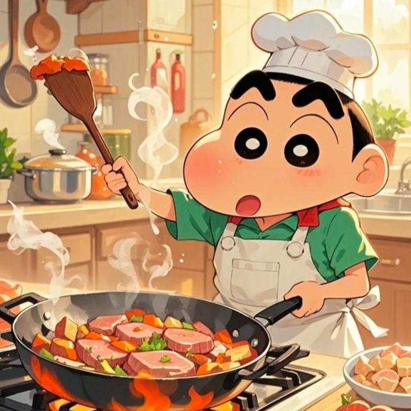 Avatar nấu ăn tạo điểm nhấn bằng chi tiết hài hòa