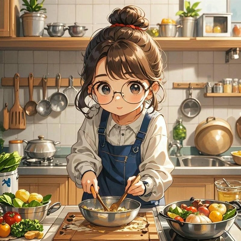 Avatar nấu ăn thể hiện phong cách cá tính đầy cuốn hút