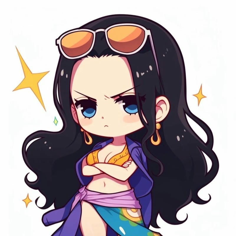 Avatar one piece chibi tạo cảm giác vui vẻ và thân thiện