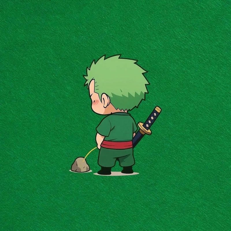 Avatar one piece chibi tạo hình dễ thương với biểu cảm vui nhộn