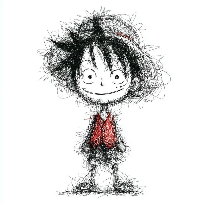 Avatar one piece chibi tạo hình độc đáo với biểu cảm dễ thương