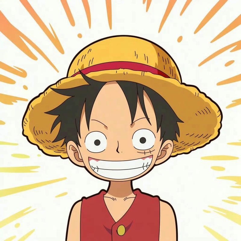 Avatar one piece chibi thể hiện nhân vật với phong cách thu nhỏ