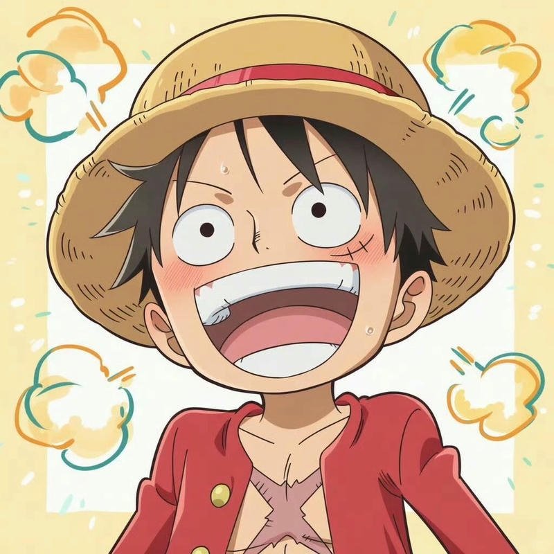 Avatar one piece chibi thể hiện phong cách đáng yêu sinh động