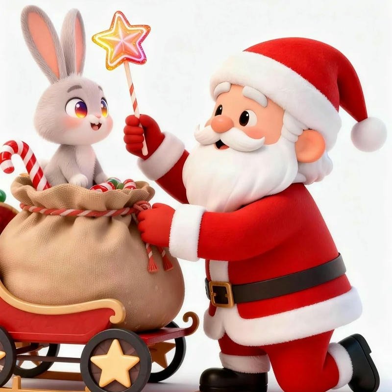 Avatar ông già Noel mang hình ảnh quen thuộc và dễ nhận diện