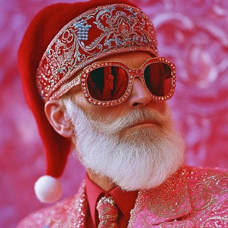 Avatar ông già Noel mang sắc thái tươi sáng đầy cuốn hút