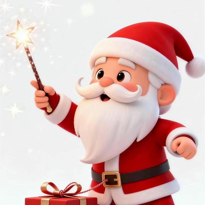 Avatar ông già Noel thể hiện thần thái vui vẻ đầy ấn tượng