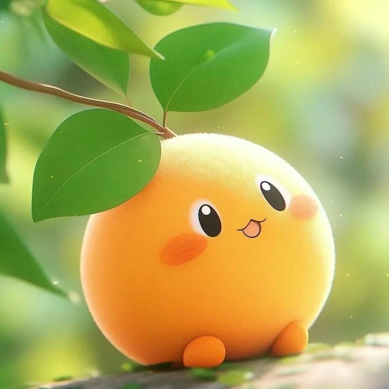 Avatar quả cam cute mang nét dễ thương đầy sức hút