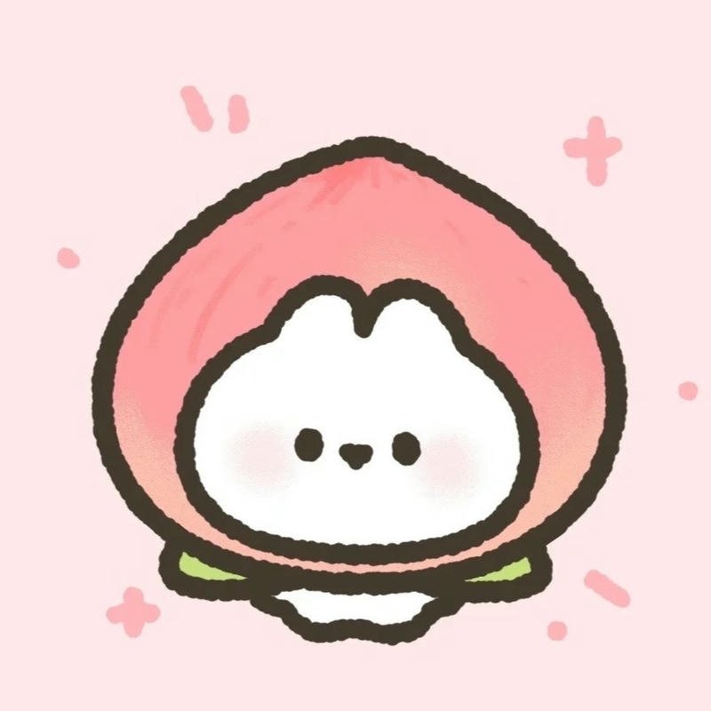 Avatar quả đào mang hình dáng đơn giản nhưng rất cuốn hút