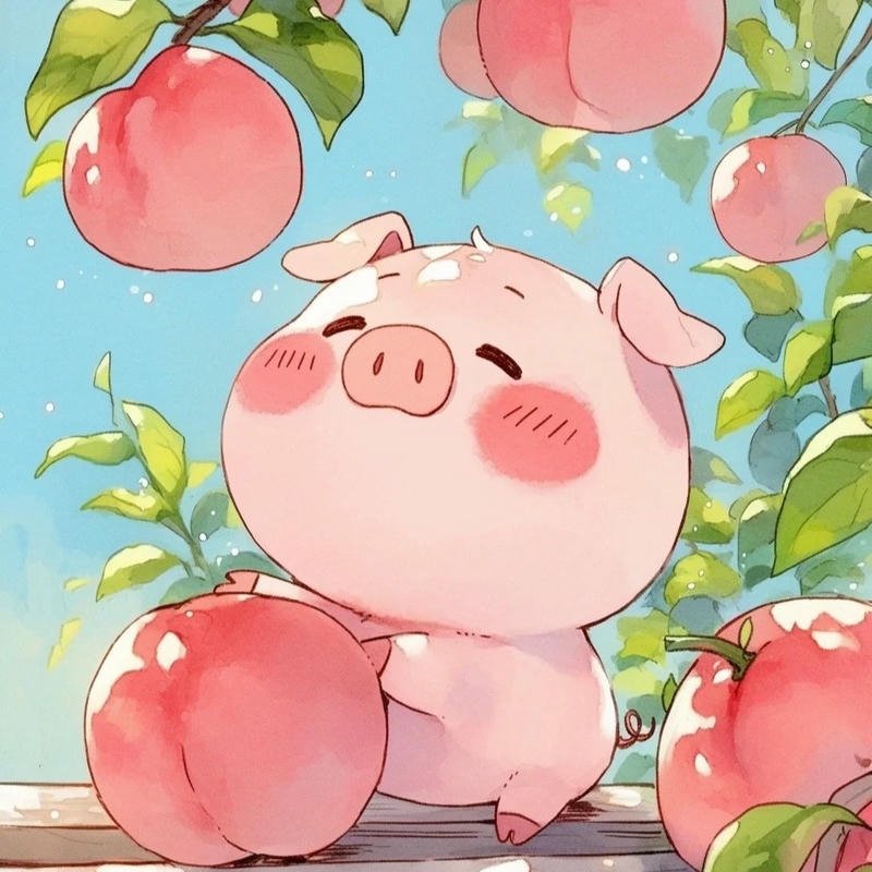 Avatar quả đào mang nét ngọt ngào đầy sức hút riêng