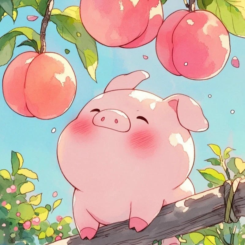 Avatar quả đào tạo ấn tượng với hình ảnh tươi sáng đáng yêu