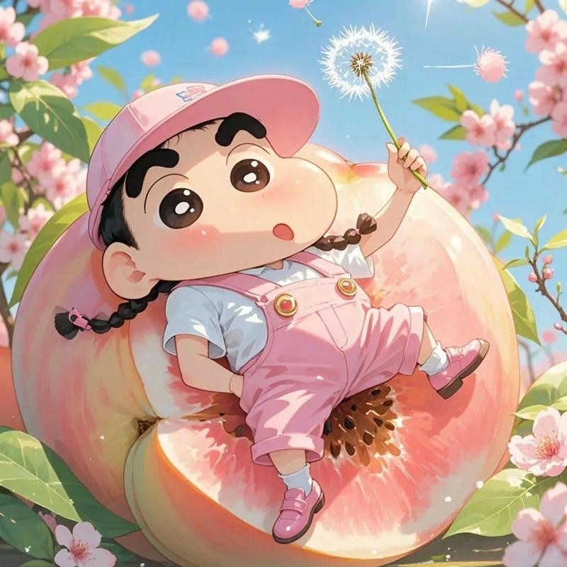 Avatar quả đào thể hiện nét dịu dàng và tinh tế nổi bật