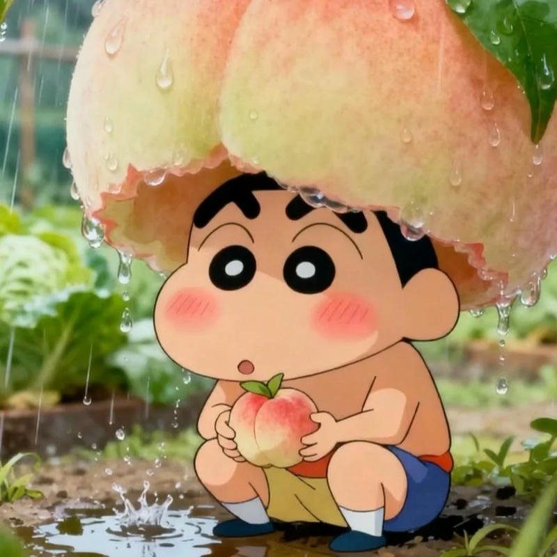 Avatar quả đào thể hiện phong cách nhẹ nhàng đầy cuốn hút