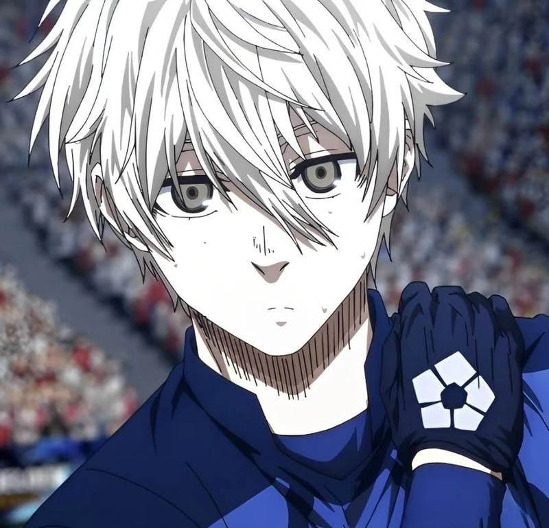 Cảnh sút bóng đầy uy lực trong anime Blue Lock