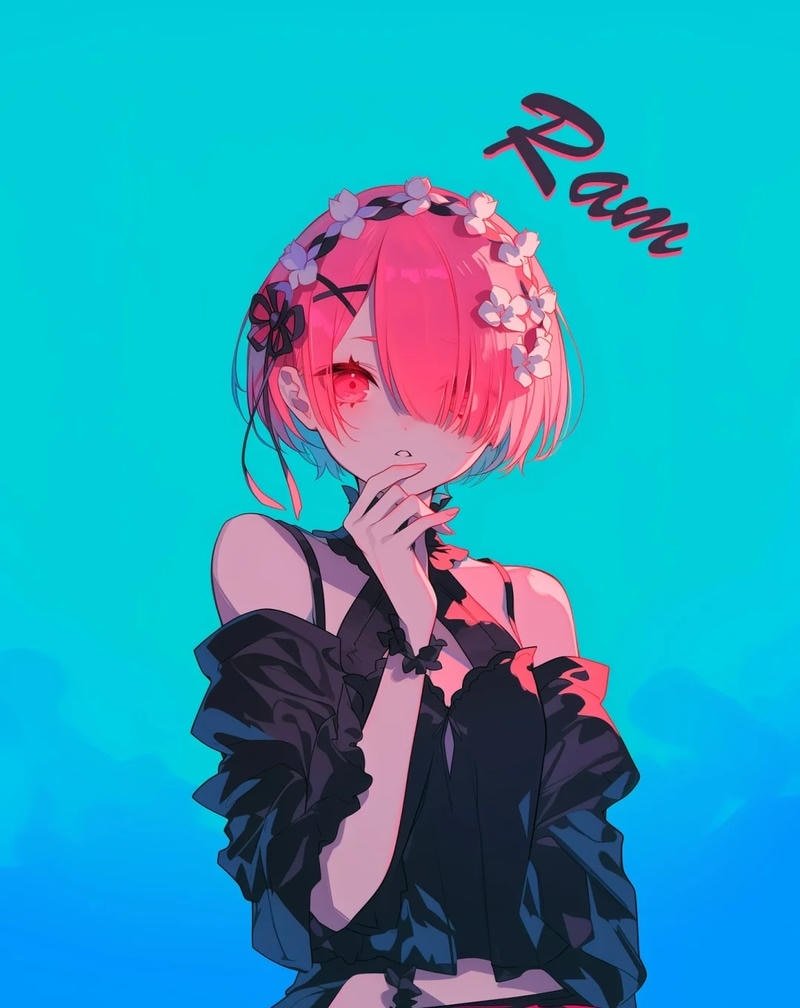 Cặp chị em Ram Rem với biểu cảm dễ thương