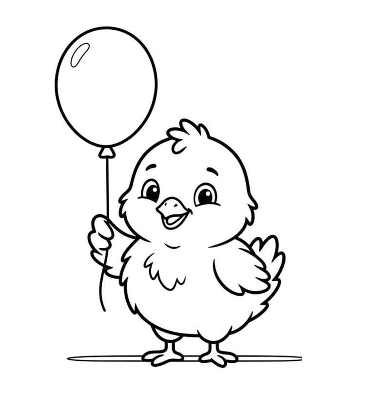 Chú gà con cute với nụ cười ngộ nghĩnh đáng yêu