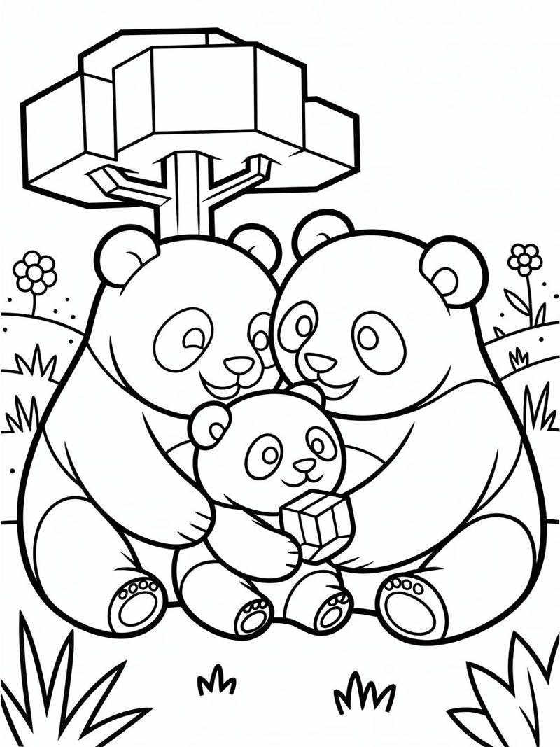 Chú gấu trúc cute với nụ cười ngộ nghĩnh