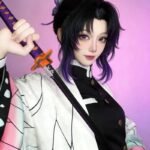 Cosplay Shinobu ánh sáng làm nổi bật tổng thể