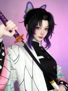 Cosplay Shinobu ánh sáng làm nổi bật tổng thể