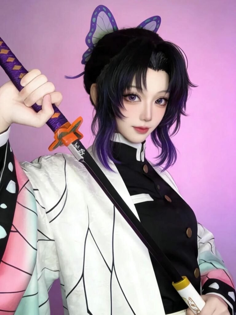 Cosplay Shinobu ánh sáng làm nổi bật tổng thể