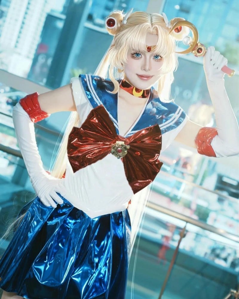 Cosplay sailor moon đáng yêu mang phong cách hoạt hình nổi bật