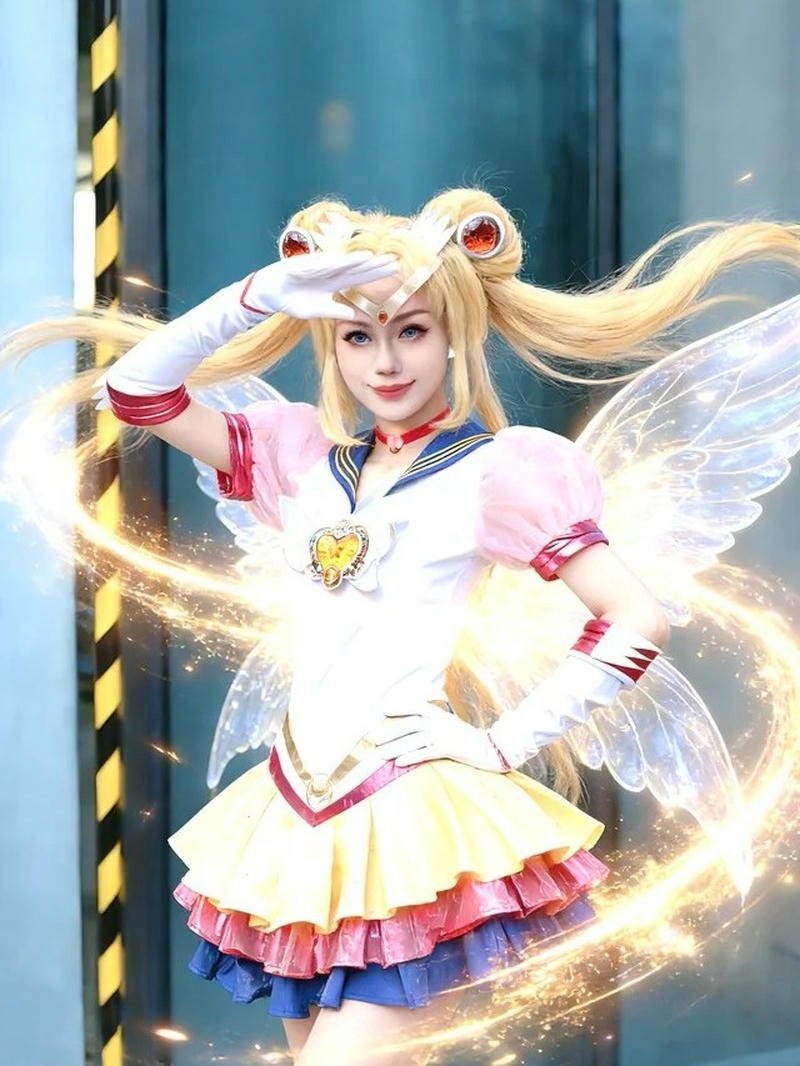 Cosplay sailor moon năng động mang vẻ đẹp trẻ trung tươi sáng