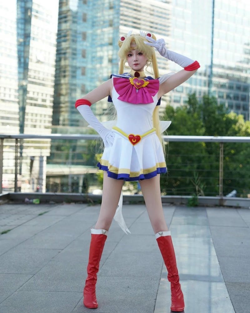 Cosplay sailor moon thể hiện phong cách dễ thương nổi bật