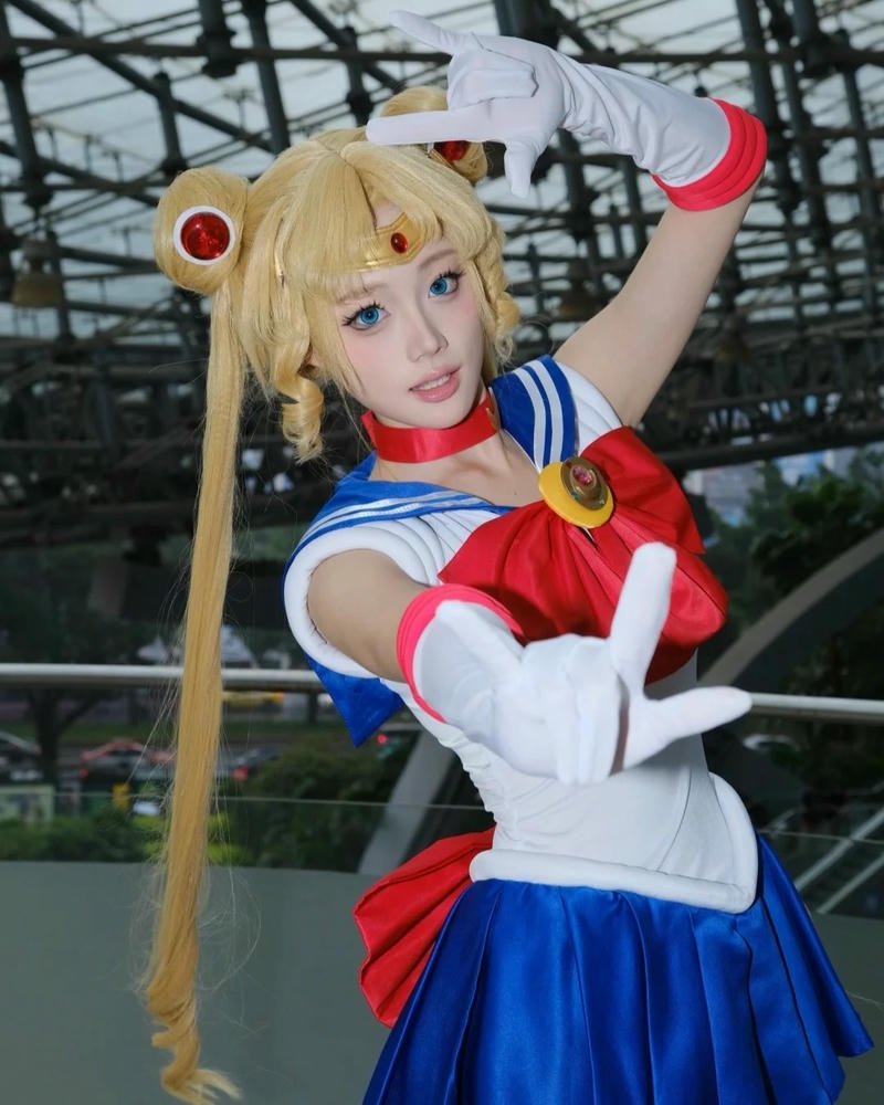 Diện trang phục sailor moon thể hiện vẻ đẹp nổi bật