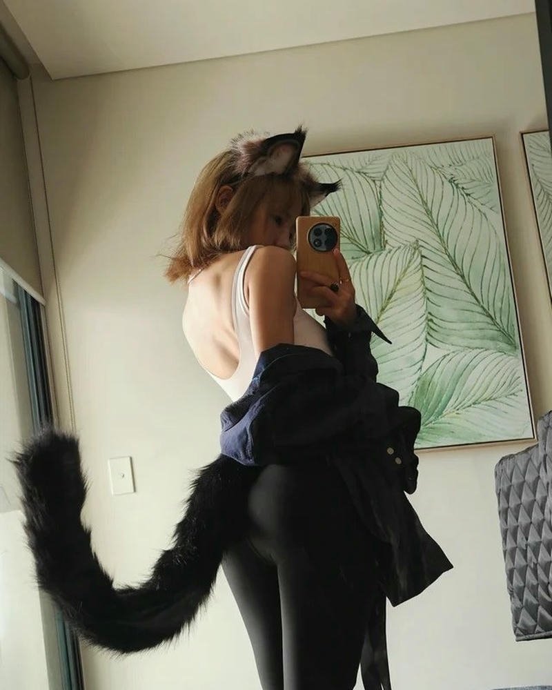 Đuôi mèo cosplay chất liệu mềm mại mang lại thoải mái