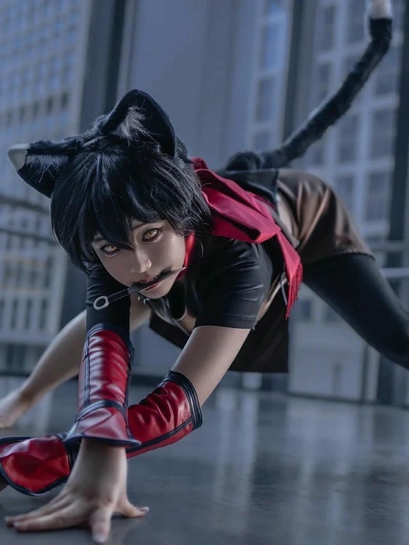 Đuôi mèo cosplay chất liệu nhẹ nhàng dễ dàng sử dụng