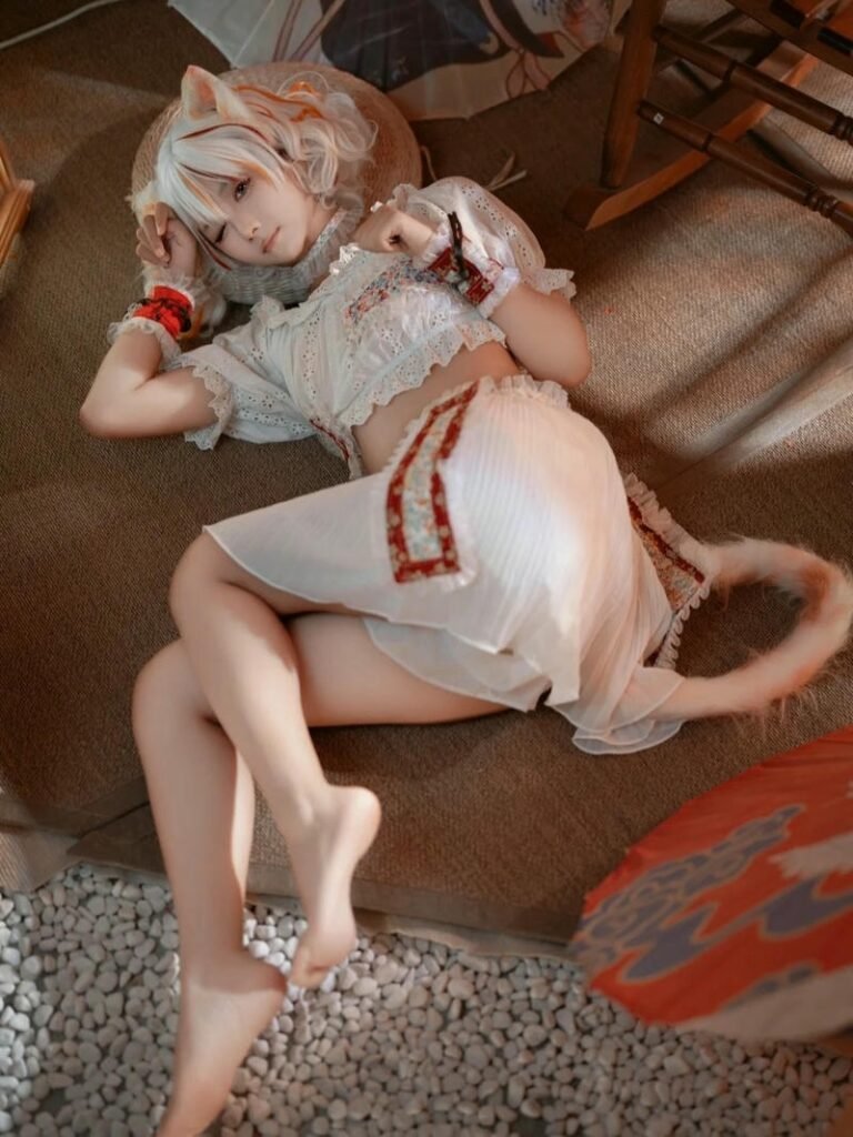 Đuôi mèo cosplay giả tạo điểm nhấn đáng yêu nổi bật