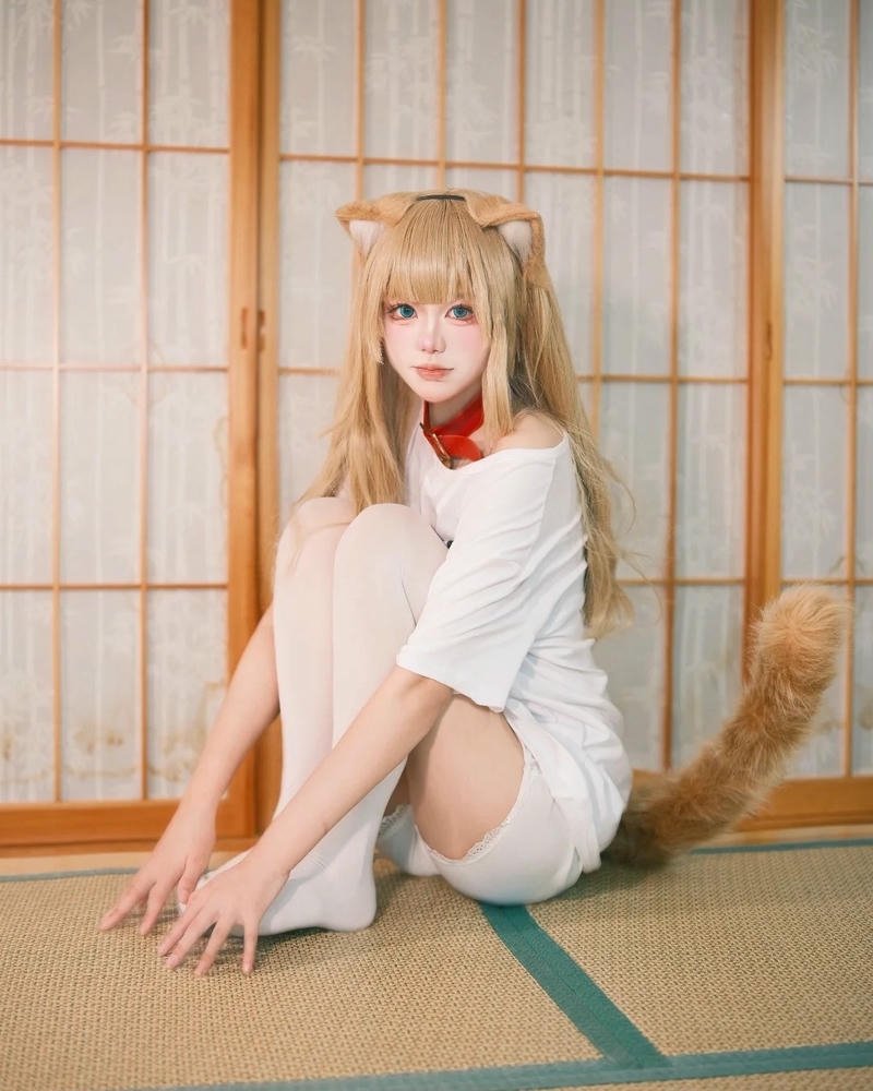 Đuôi mèo cosplay kiểu dáng linh hoạt tạo nét đáng yêu