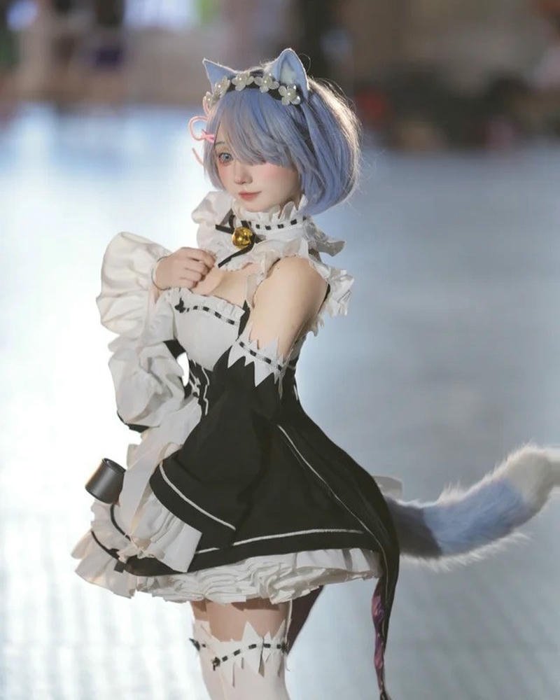 Đuôi mèo cosplay màu sắc hài hòa tăng vẻ cuốn hút