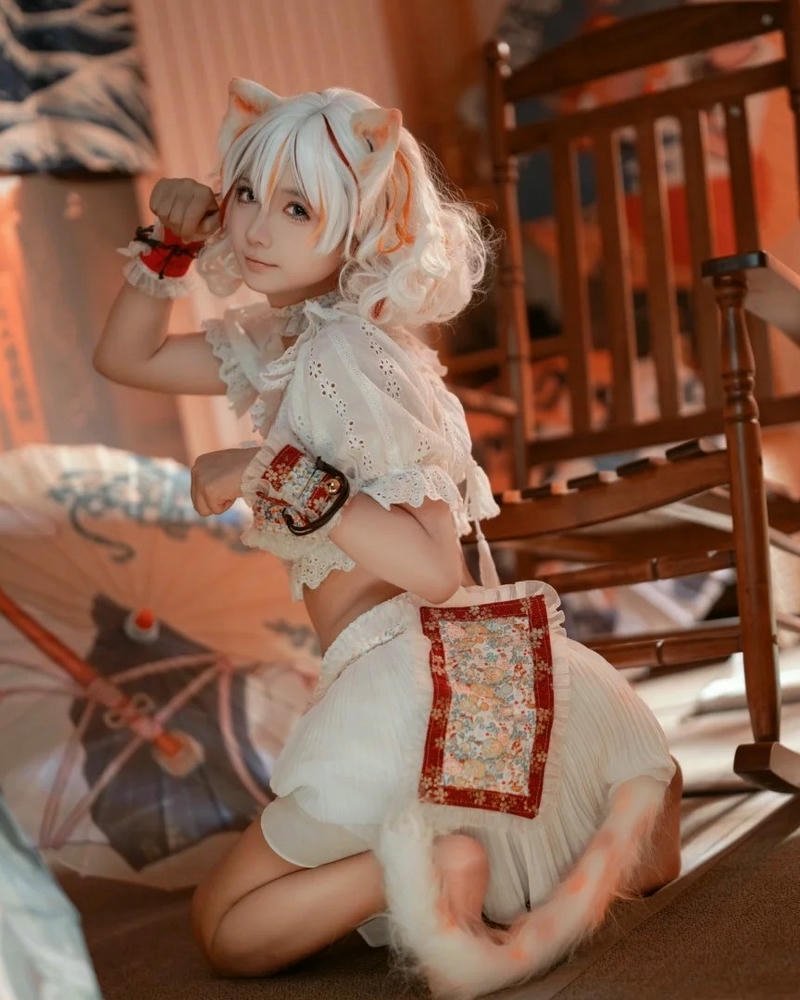 Đuôi mèo trang trí cosplay chất liệu mềm mại nhẹ nhàng