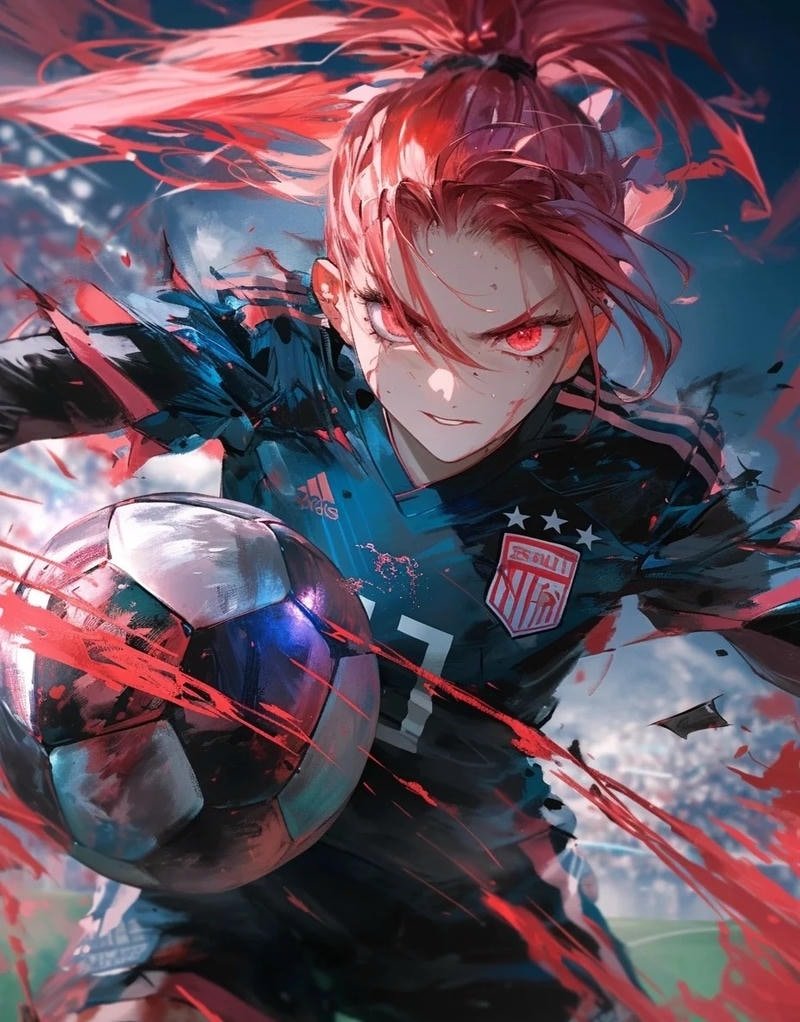 Hình Blue Lock ngầu với góc nhìn cận cảnh khuôn mặt